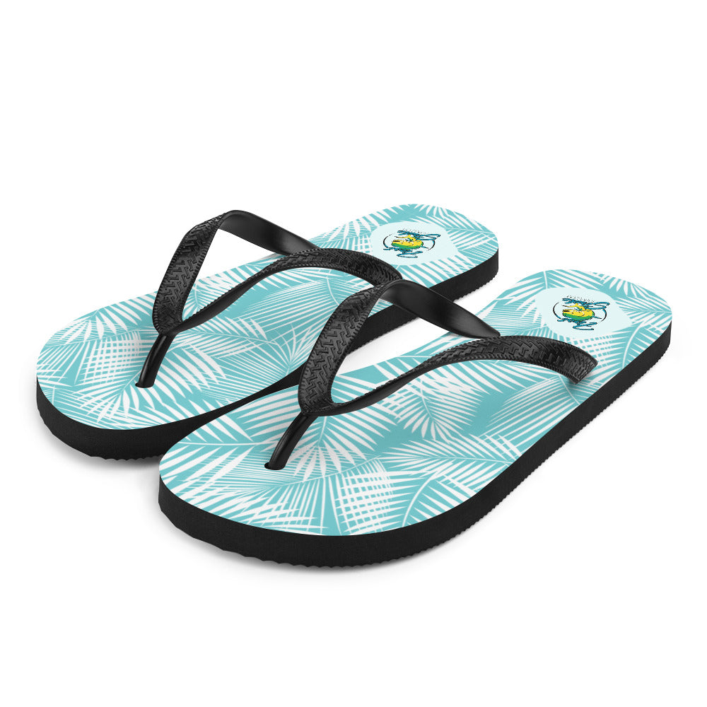 Paradise Palm Flip-Flops